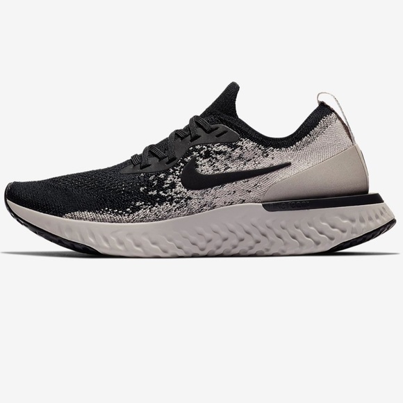 nike epic react flyknit women's black moon particle